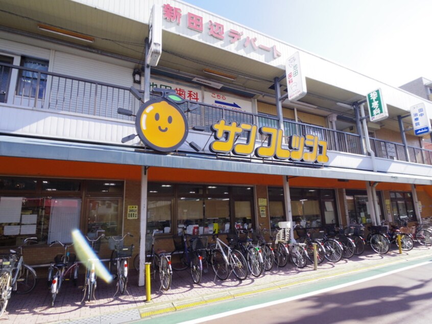 サンフレッシュ(スーパー)まで700m サジタリアス京田辺