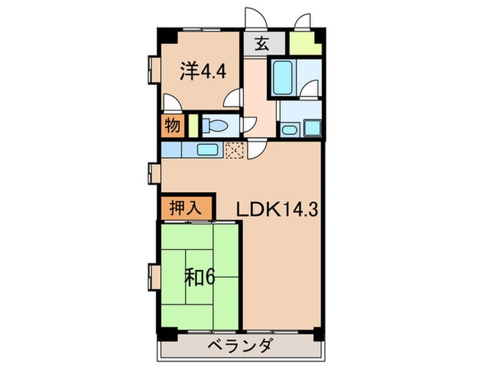間取り図 ピルティ－本山