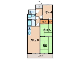 間取図 グランドゥール尾上