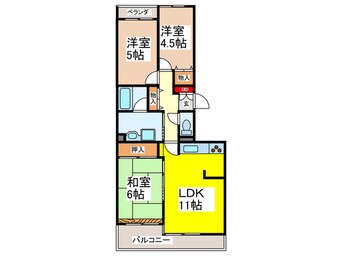 間取図 グランビュ－山手