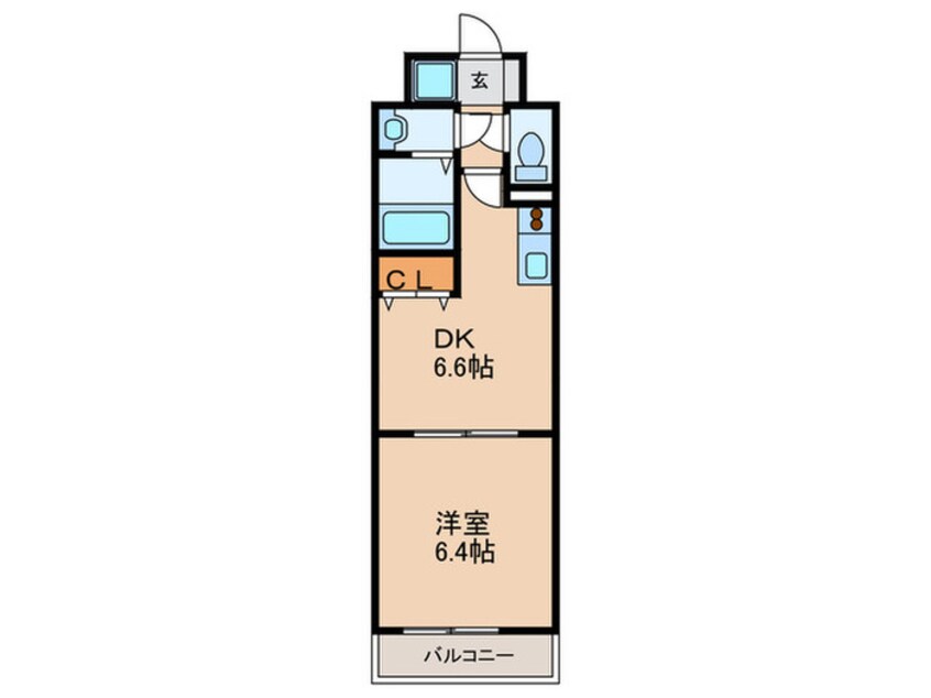 間取図 Gramercy Juso-higashi 1st