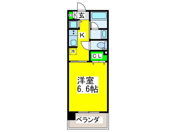 間取り図 ル・パルトネール難波（1010）