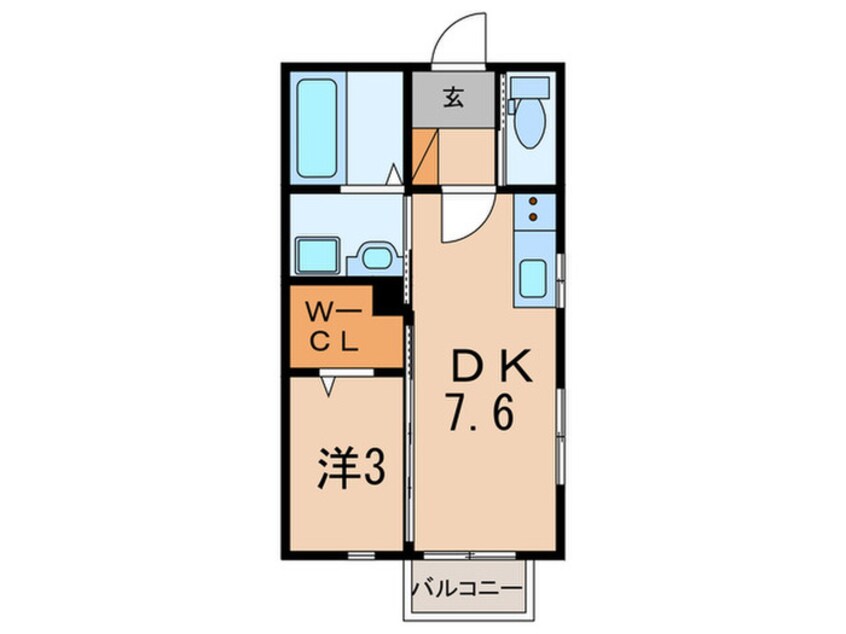 間取図 カーサドマーニ