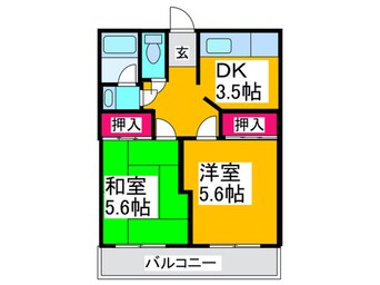 間取図 谷野マンション