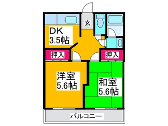 間取図 谷野マンション