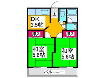 間取図 谷野マンション