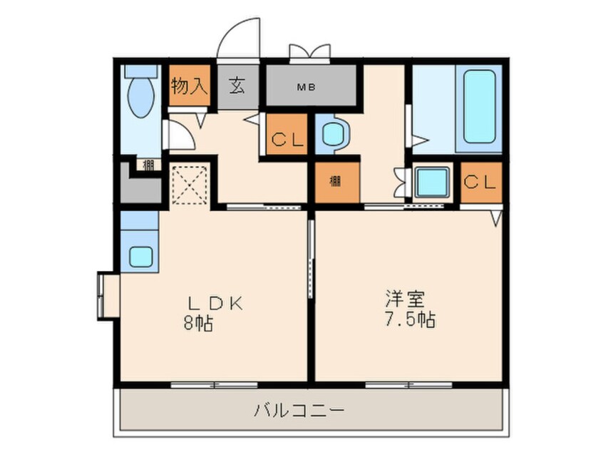 間取図 スペース２１