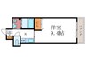 Ｖｅｎｔ　Ｂｏｎｈｅｕｒ 1Kの間取り