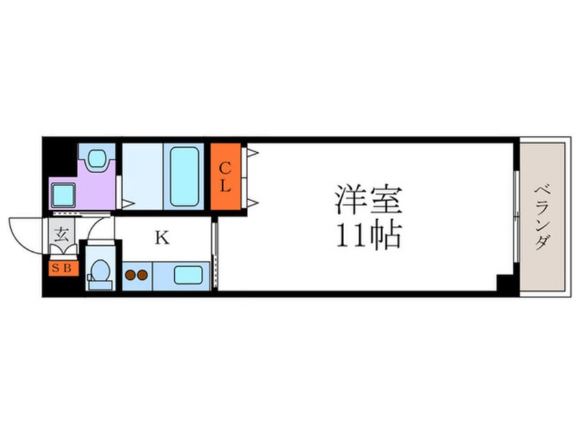 間取図 Ｖｅｎｔ　Ｂｏｎｈｅｕｒ