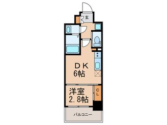 間取図 ﾌｧｰｽﾄﾌｨｵｰﾚ天王寺(307)