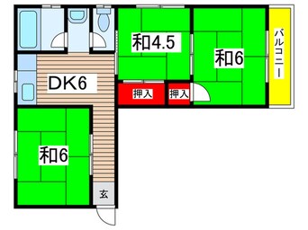 間取図 マンション山田