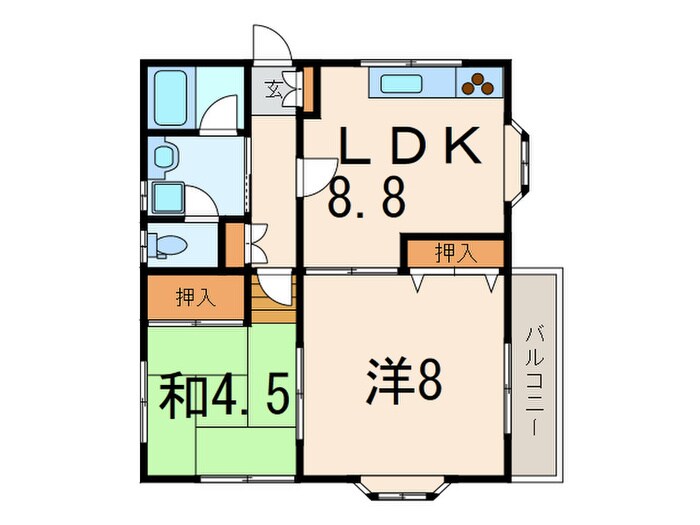 間取り図 サングリーン本山