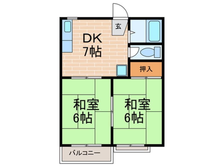 間取図 AKTY 東甲子園 A