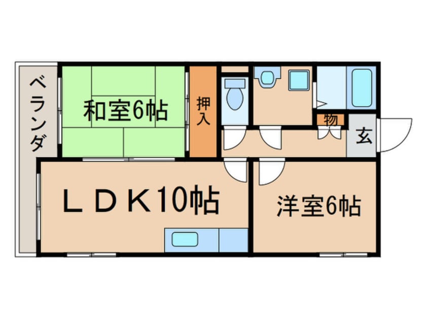 間取図 タマソービル