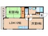 タマソービル 2LDKの間取り