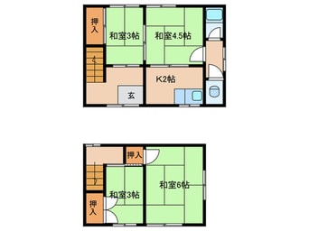間取図 坂上貸家