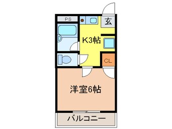 間取図 リベラルコ－ト