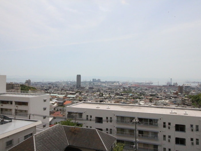 室内からの展望 フェーブル御影