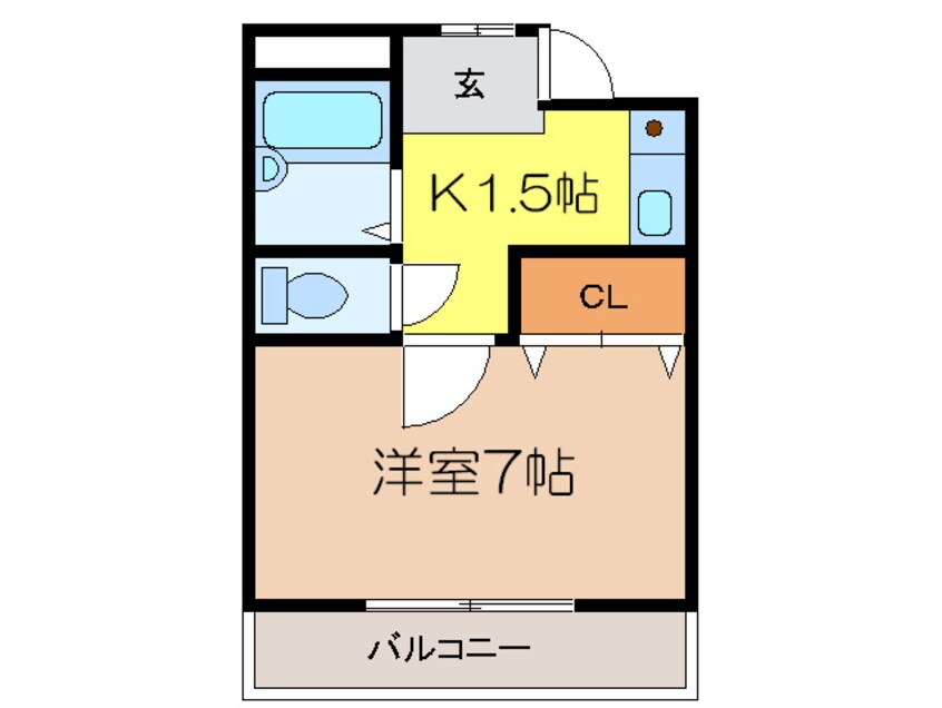 間取図 ディアコ－ト舟木