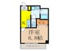 ＩＦ柴島 1Kの間取り
