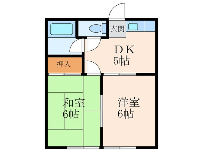 間取図 仲村マンション