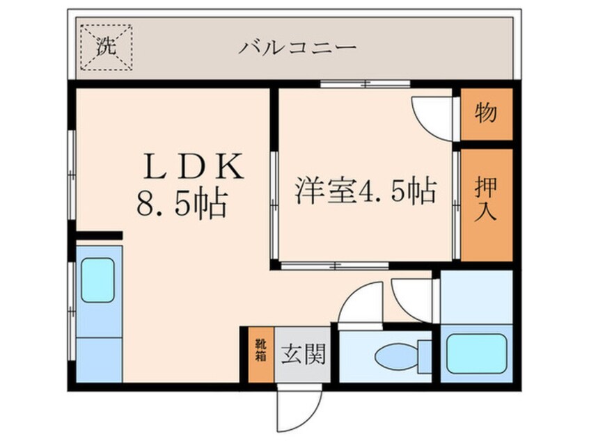 間取図 仲村マンション