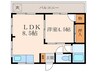 仲村マンション 1LDKの間取り