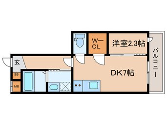 間取図 仮）ヴェルステック西宮鳴尾