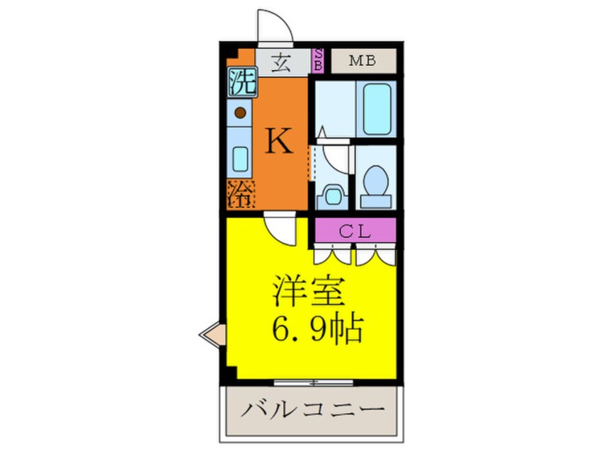間取図 グランディ－ル