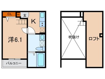 間取図 SkyGrace御蔵通