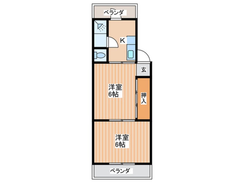 間取図 中瀬ハイツ