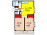 ハリママンション 2LDKの間取り