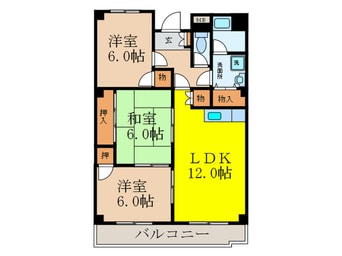 間取図 ｸﾞﾗﾝﾃﾞｰｼﾞ千里