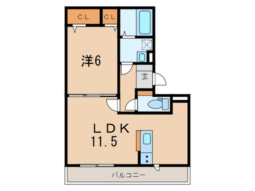 間取図 シリエジオ甲子園六番館