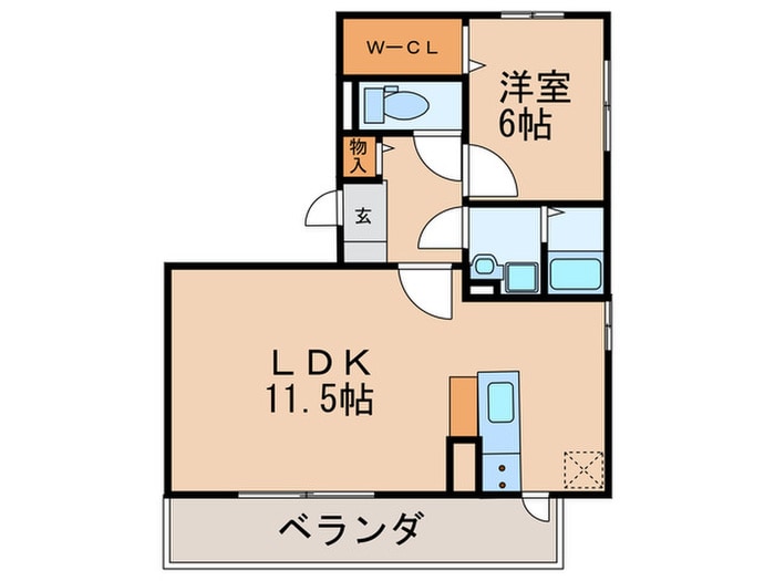 間取り図 シリエジオ甲子園六番館