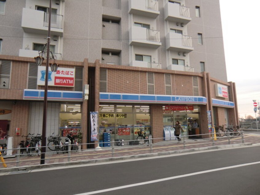 ローソン京阪牧野駅前店(コンビニ)まで158m フロ－ラル牧野阪