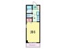 サンハウス本山 1Kの間取り