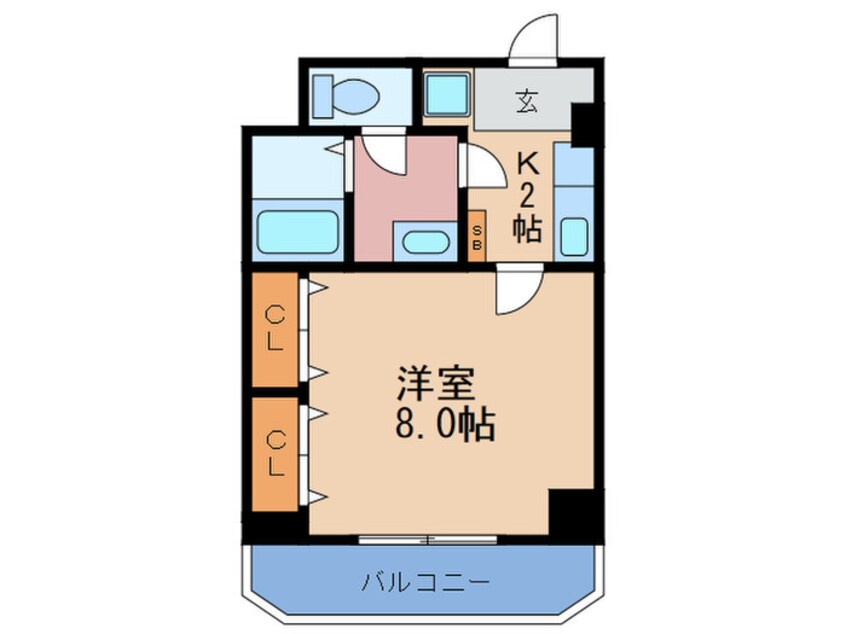 間取図 東天満Ｇマンション