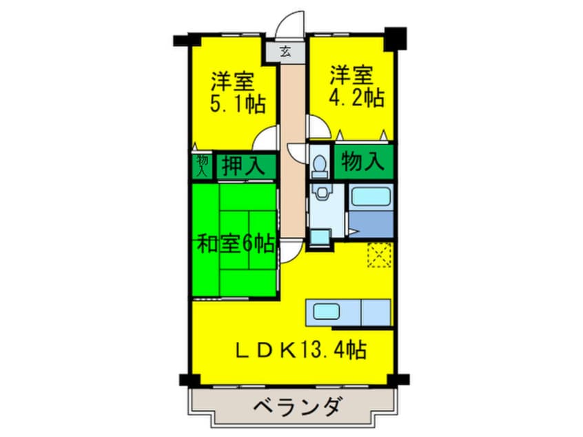 間取図 ナーシサス法橋