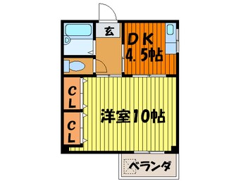 間取図 Ｍハイツ