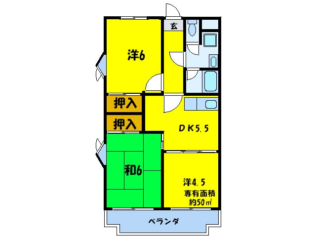 間取り図 リビオ金剛