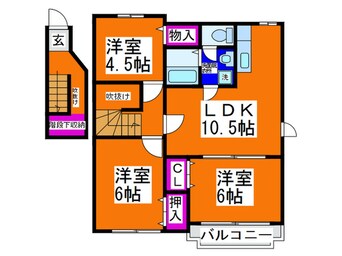間取図 メトロノームＡ棟
