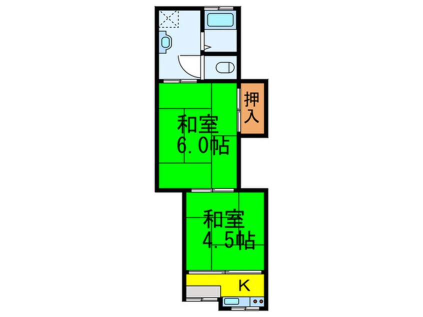 間取図 藤田文化1号棟（4-10-1）