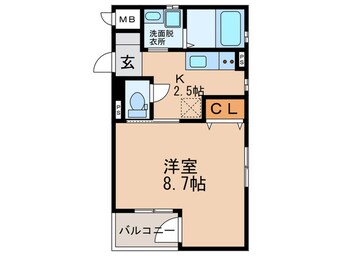 間取図 グローパレス鷹合