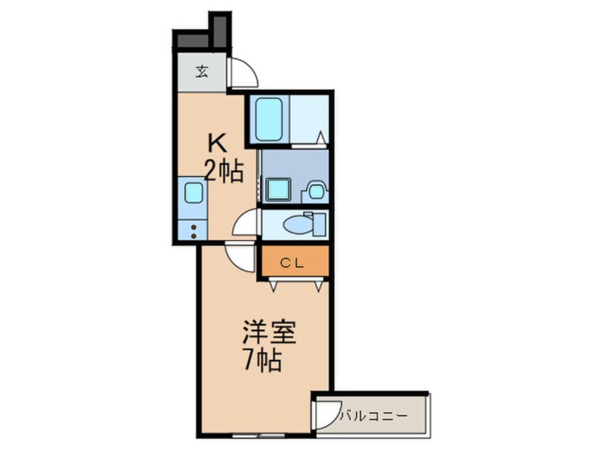 間取図 フジパレス灘Ⅰ番館