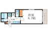 アドバンス京都アクィラ(305) 1Kの間取り