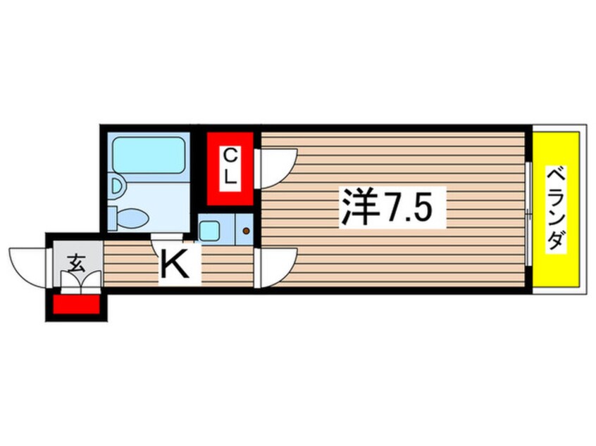 間取図 ラフォ－レ石橋