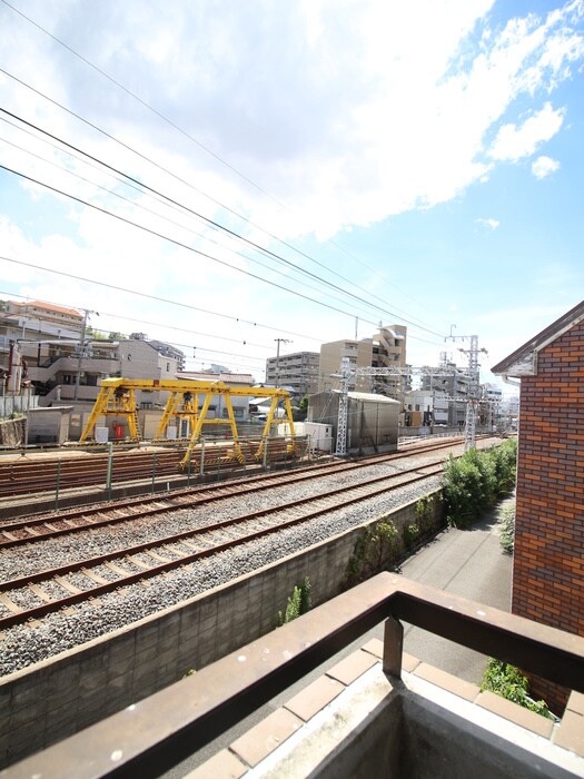 室内からの展望 ラフォ－レ石橋