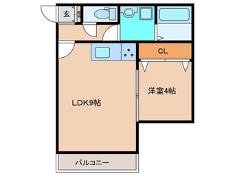 間取図 仮）レクエルド笠屋町