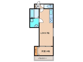 間取図 仮）レクエルド笠屋町